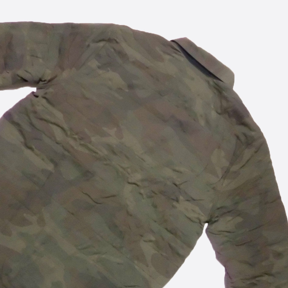 ★SALE★Abercrombie & Fitch/アバクロ★キルティングシャツジャケット (Camouflage/S)_画像4