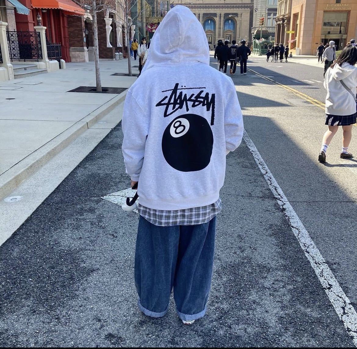 送料無料【新品】STUSSY ステューシー 8BALL ジップ パーカー 送料無料【新品】STUSSY ステューシー 8BALL ジップ パーカー