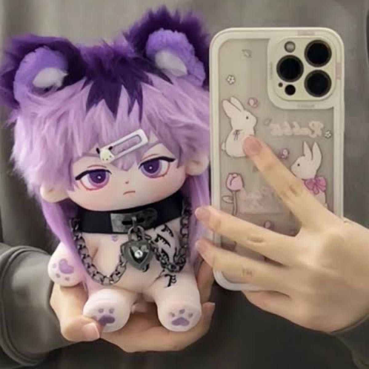 東京リベンジャーズ 灰谷竜胆 ぬいぐるみ 20cm 着せ替え 猫耳 服 東京リベンジャーズ 灰谷竜胆 ぬいぐるみ 20cm 着せ替え 猫耳 服