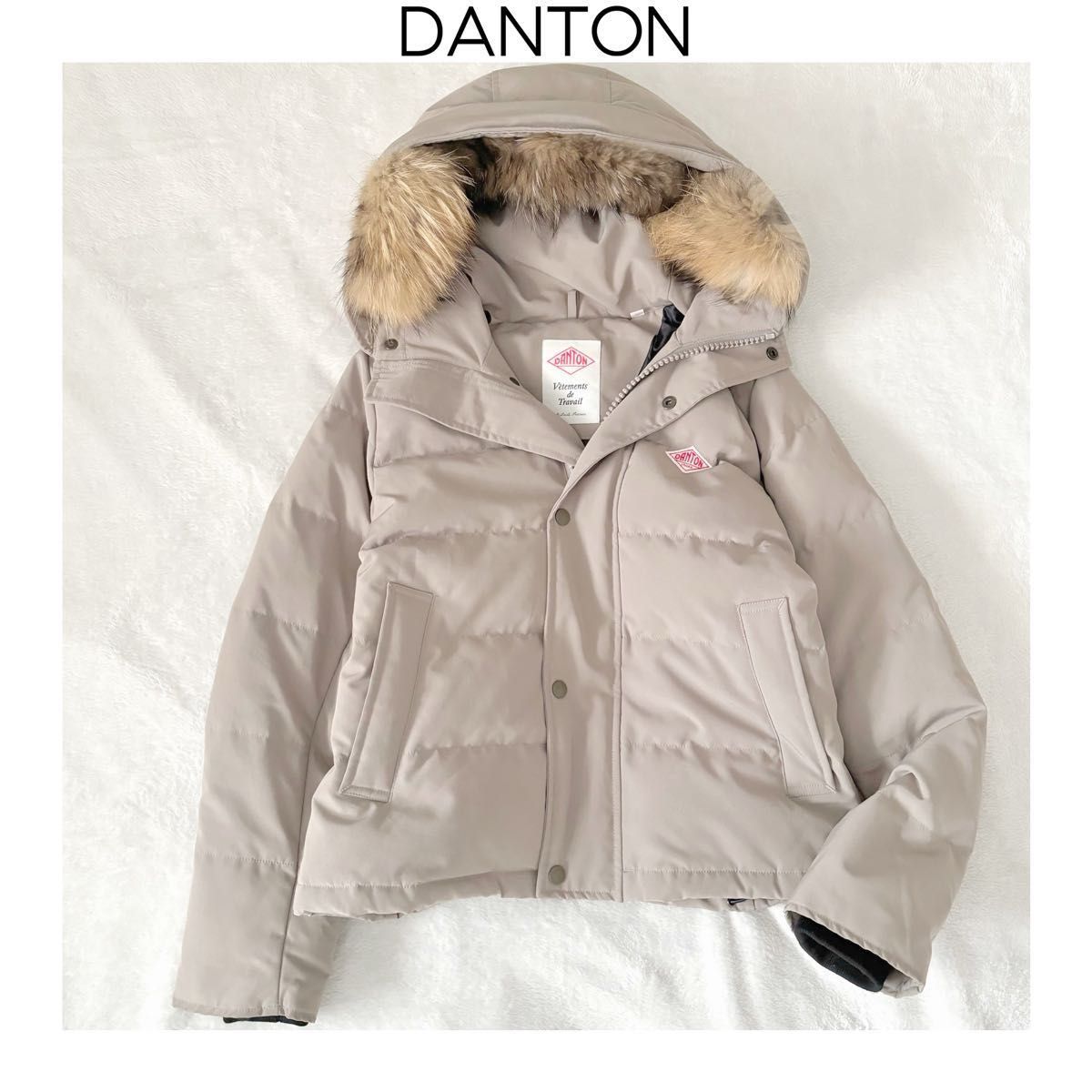 DANTON ダントン P/C TUSSAH タッサー SHORT DOWN JACKET DANTON ダントン P/C TUSSAH タッサー SHORT DOWN JACKET