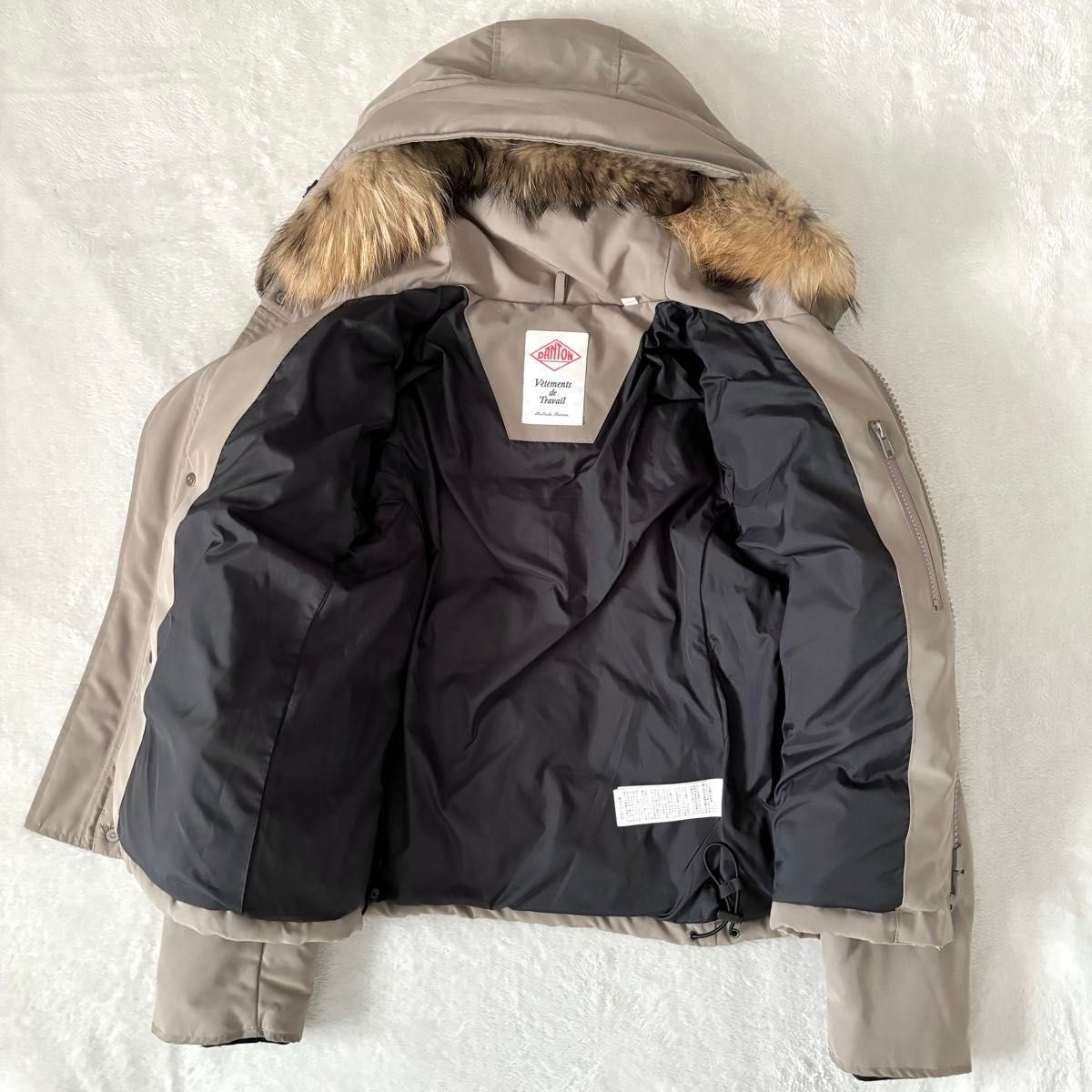 DANTON ダントン P/C TUSSAH タッサー SHORT DOWN JACKET DANTON ダントン P/C TUSSAH タッサー SHORT DOWN JACKET