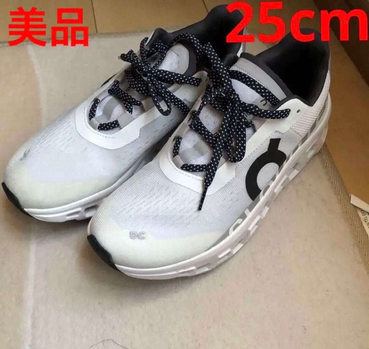 美品】On オンCloudmonster クラウドモンスター 25 0㎝ 白 美品】On オンCloudmonster クラウドモンスター 25 0㎝ 白