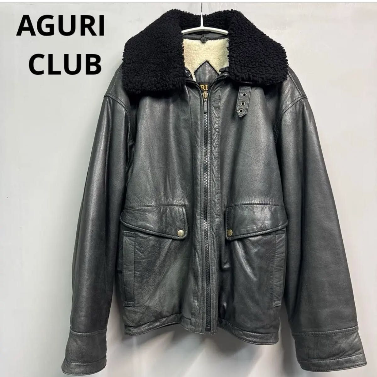 古着 A-2レザー ブルゾン スウェードレザー ビッグシルエット 古着 A-2レザー ブルゾン スウェードレザー ビッグシルエット
