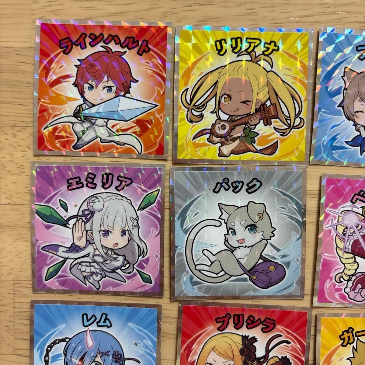 Re ゼロマンチョコ Re ゼロから始める異世界生活 ビックリマン Re ゼロマンチョコ Re ゼロから始める異世界生活 ビックリマン
