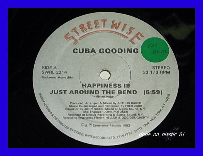 Cuba Gooding / Happiness Is Just Around The Bend/Arthur Baker/US Original/5点以上で送料無料、10点以上で10%割引!!!/12'_画像1