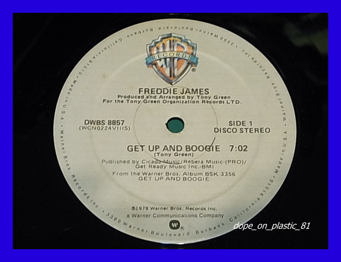 Freddie James/Get Up And Boogie/US Original/5点以上で送料無料、10点以上で10%割引!!!/12'_画像1