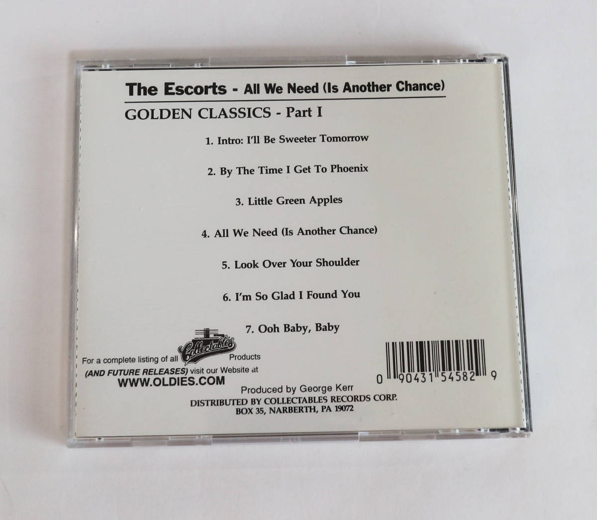 The Escorts「 All We Need Is Another Chance」／エスコーツ 甘茶　スウィートソウル R&B