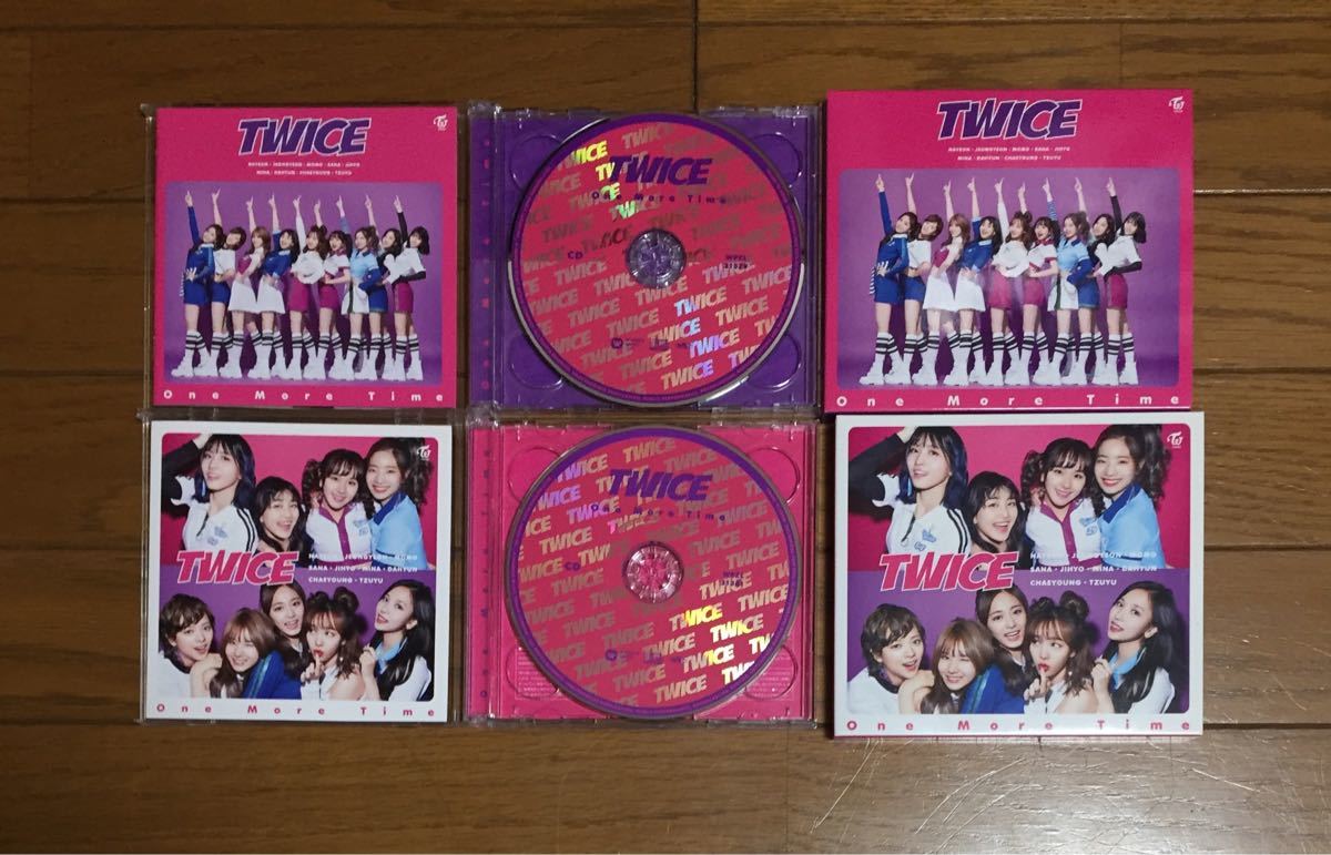 One More Time ジャケちがいCD 2種 TWICE トゥワイス