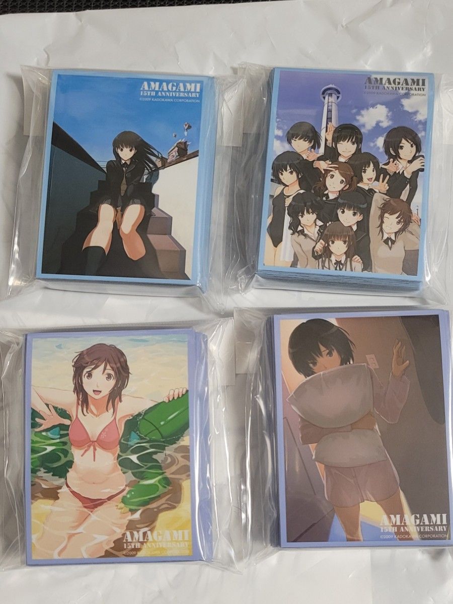 新品未開封 アマガミ15th トレーディングカードスリーブ全4種 新品未開封 アマガミ15th トレーディングカードスリーブ全4種