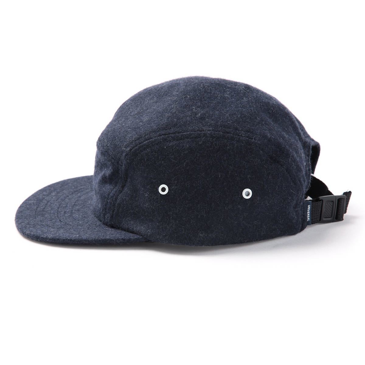 ★新品★ユニバーサルプロダクツUNIVERSAL PRODUCTSウールジェットキャップJET CAP★ネイビーNAVY★アメリカ製USA製★キャップ★検1LDK帽子_画像3