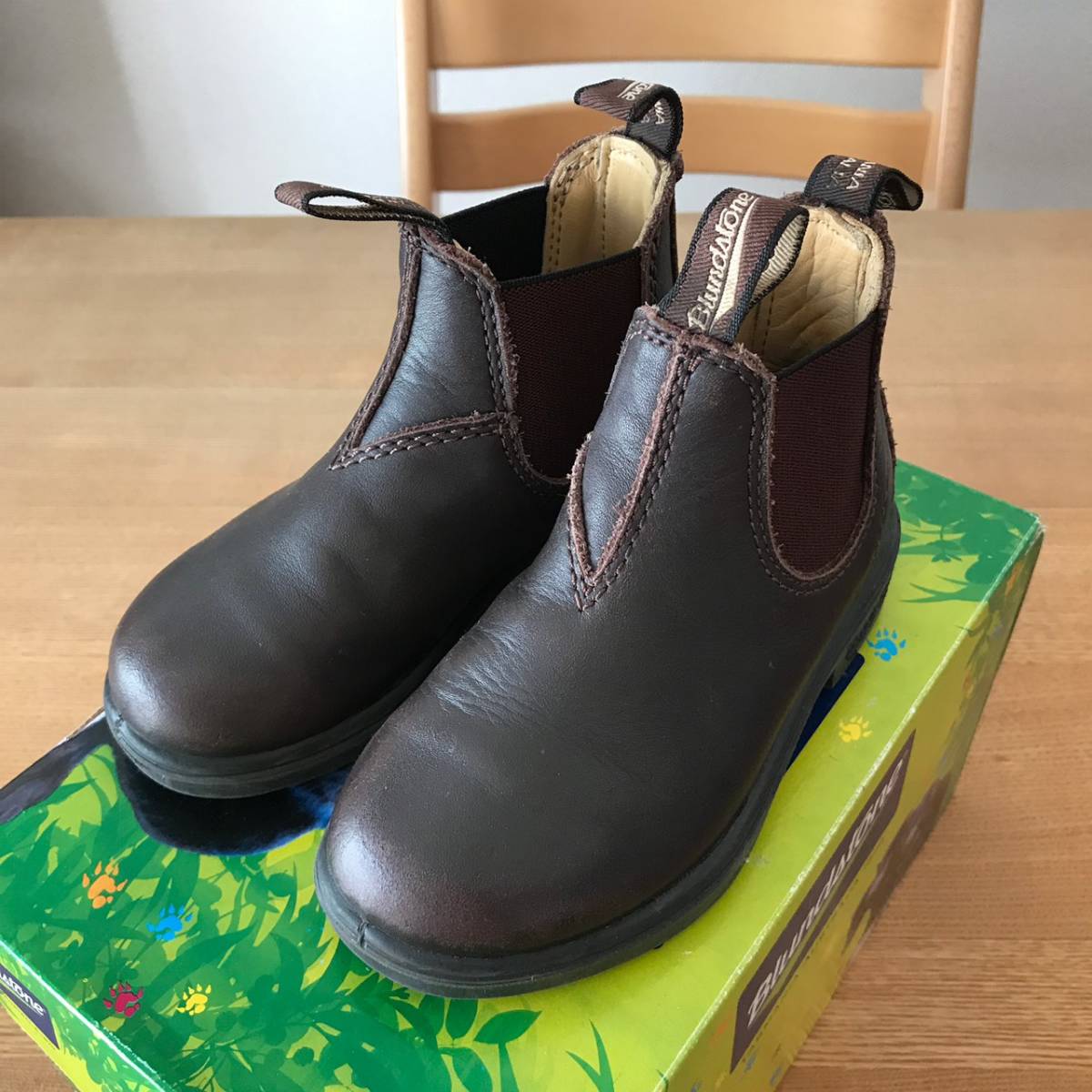 Blundstone　ブランドストーン　ブーツ　サイドゴアブーツ　長靴　ブラウン　アウトドア　キッズ　子供　ベビー　美品　16cm　16.5cm　17cm_画像6