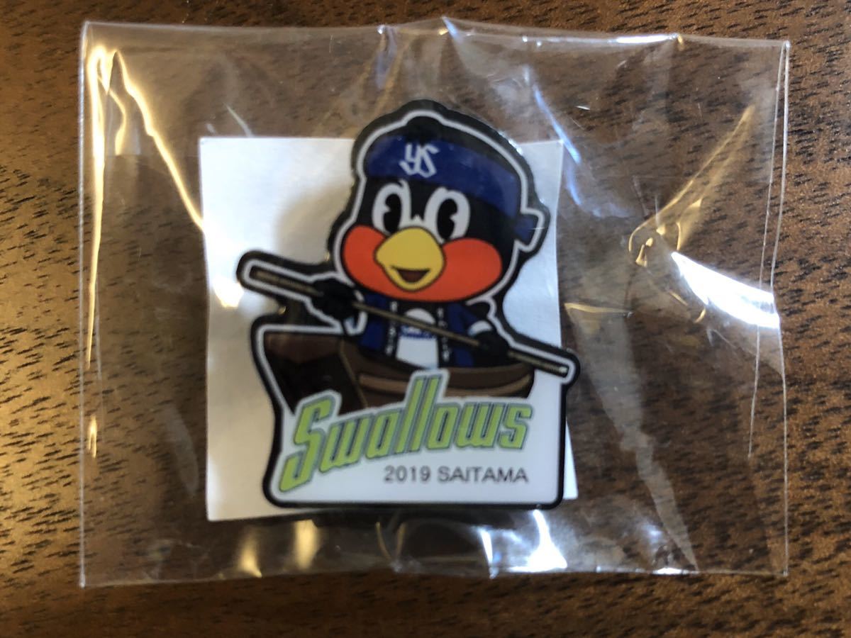 埼玉燕征☆つば九郎☆東京ヤクルトスワローズ☆ピンバッジ2019☆CREW