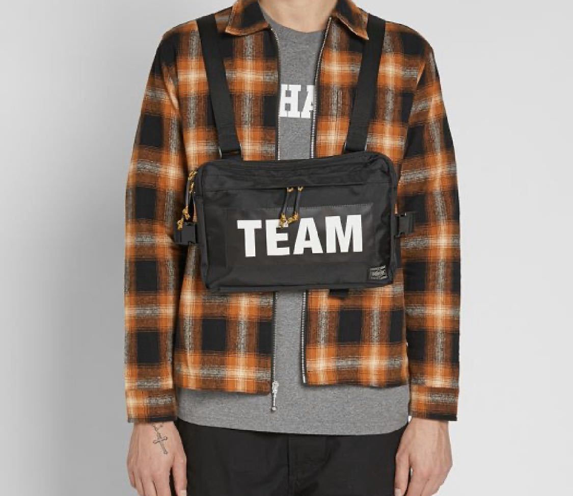 即決送料込み 希少NEIGHBORHOOD × PORTER B.P. / N-BAG-BLK ウエストバッグ バック ポーチ ネイバーフッド 吉田かばん ポーター