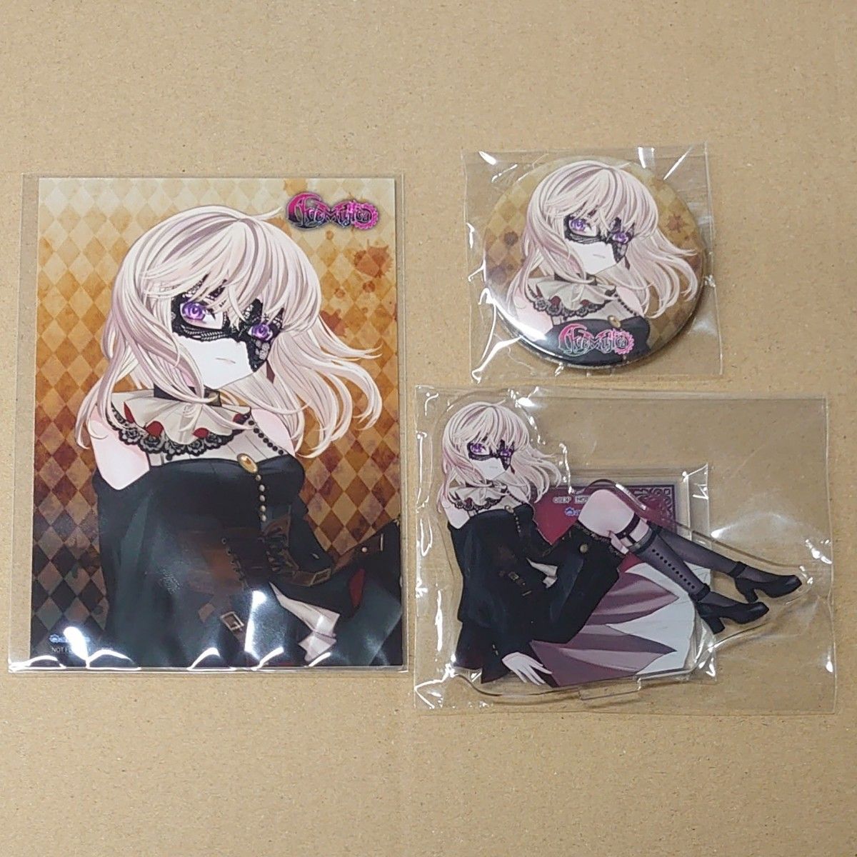 Ave Mujica ドロリス 三角初音 KiLLKiSS 缶バッジ アクリル Ave Mujica ドロリス 三角初音 KiLLKiSS 缶バッジ アクリル