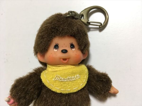 ☆セキグチ モンチッチ キーホルダー 黄色 レア 人形 サイズ約 ☆セキグチ モンチッチ キーホルダー 黄色 レア 人形 サイズ約