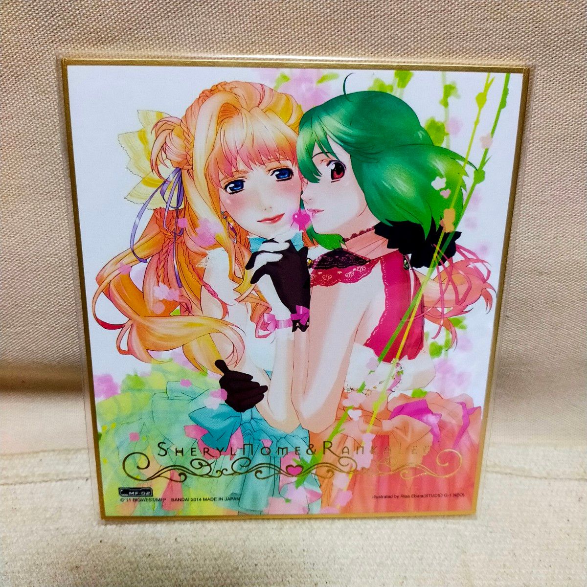 マクロスフロンティア 限定ポスター&色紙アート ブルーレイセット マクロスフロンティア 限定ポスター&色紙アート ブルーレイ