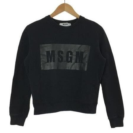 MSGM ロゴ スウェット トレーナー Sサイズ 黒ブラック エムエスジーエム 美品 MSGM エムエスジーエム ロゴスウェット スウェット