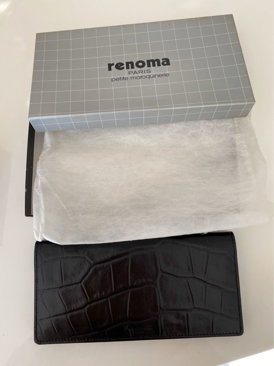 renomaのシープスキン長財布