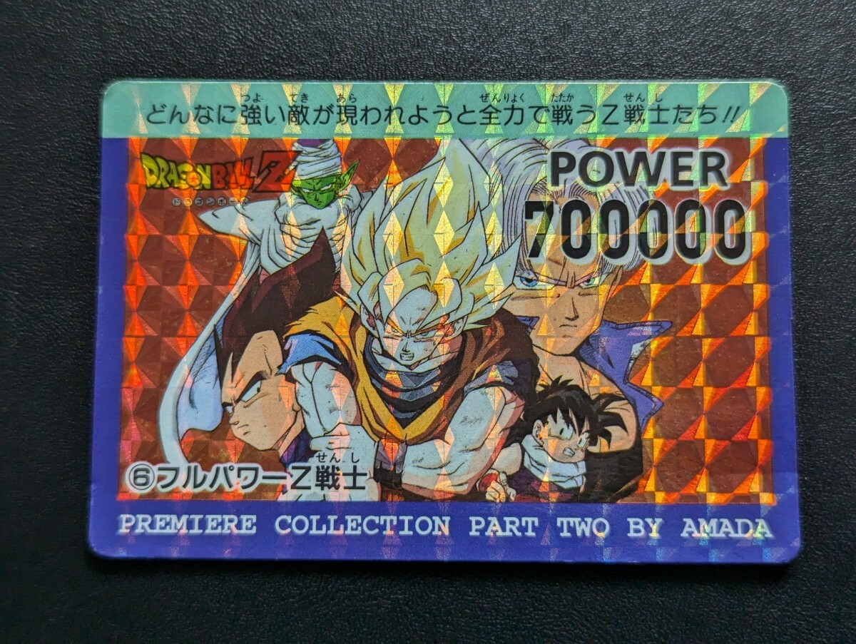 ドラゴンボールZ アマダ PPカード プレミアコレクションパート2 No.6 フルパワーZ戦士