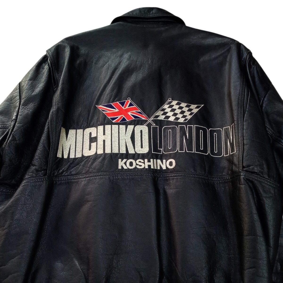 即決 希少 80s MICHIKO LONDON ミチコロンドン 本革 レザー 即決 希少 80s MICHIKO LONDON ミチコロンドン 本革 レザー