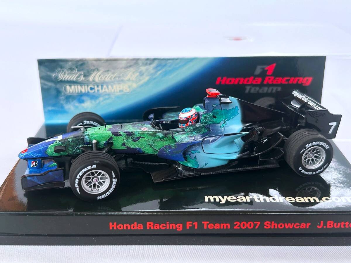 ホンダ別注 1/43 ホンダ F1 レーシング ショーカー2007 J.バトン アースカラー