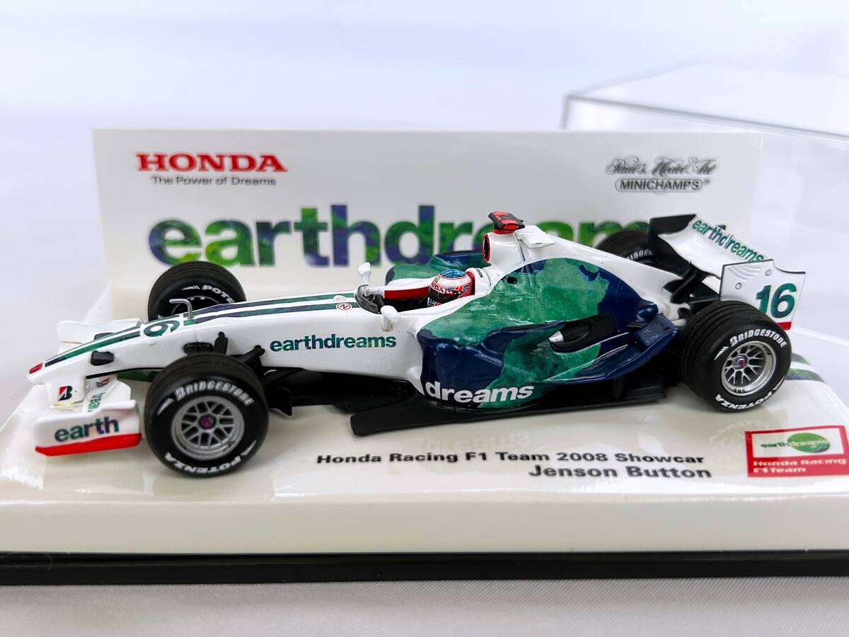 ホンダ別注 1/43 ホンダ F1 レーシング ショーカー2008 J.バトン アースドリーム