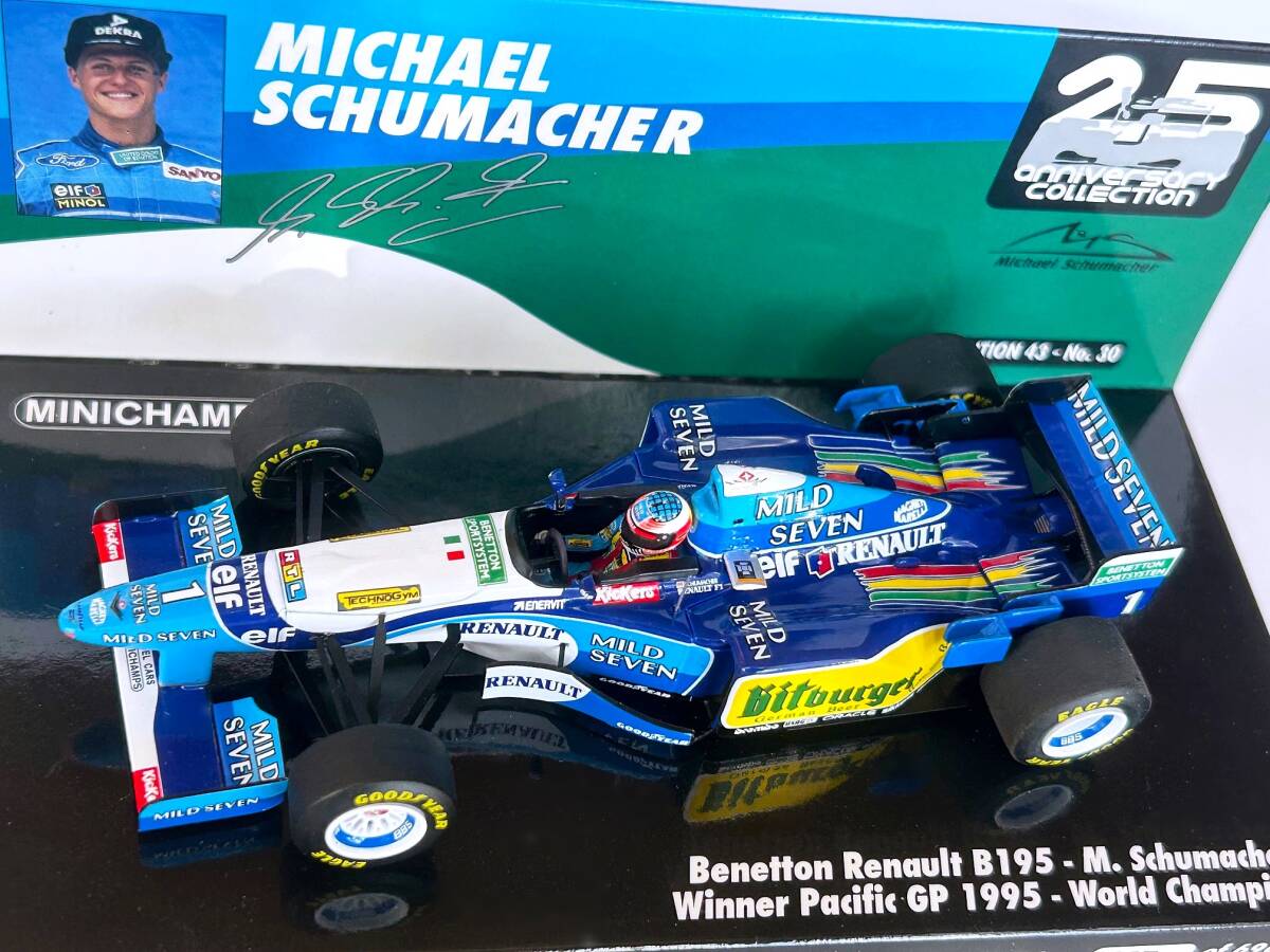 1/43 ベネトン ルノー B195 M.シューマッハ Winner パシフィック 1/43 ベネトン ルノー B195 M.シューマッハ Winner パシフィック