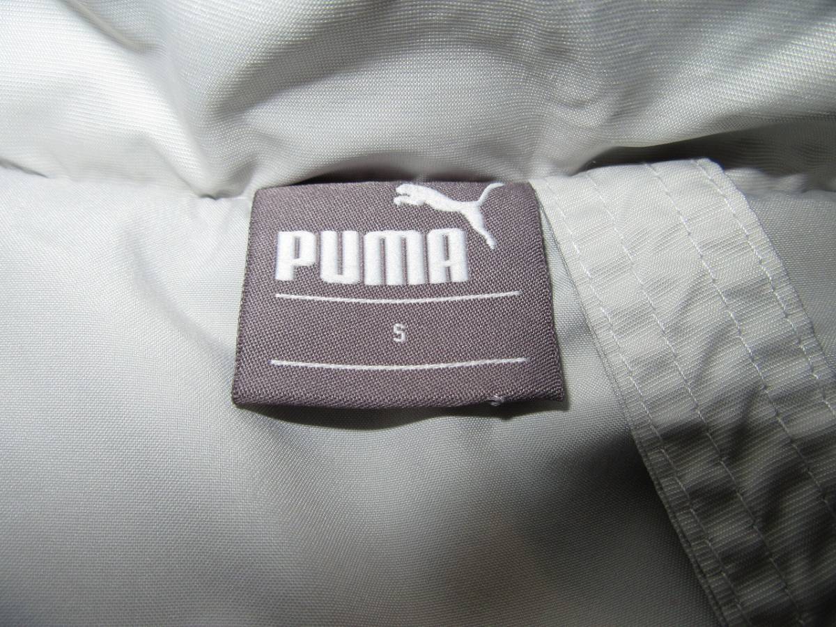 *PUMA/ Puma * хорошая вещь S с капюшоном длинный пуховик слоновая кость 