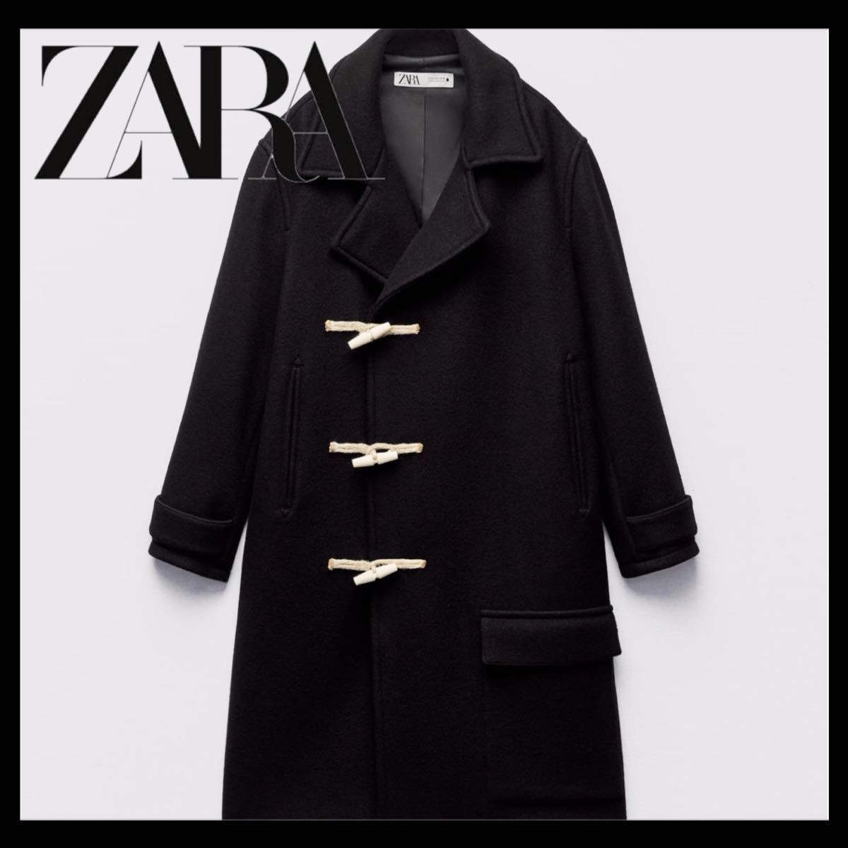 ザラ ZARA コート ウール ロング ピーコート ダッフルコート ザラ ZARA コート ウール ロング ピーコート ダッフルコート
