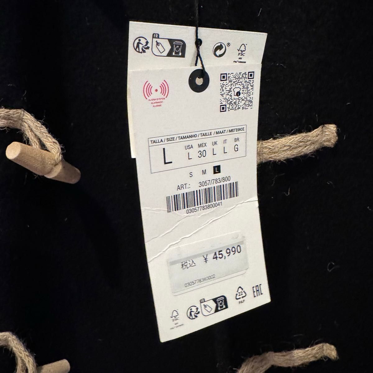 ザラ ZARA コート ウール ロング ピーコート ダッフルコート ザラ ZARA コート ウール ロング ピーコート ダッフルコート