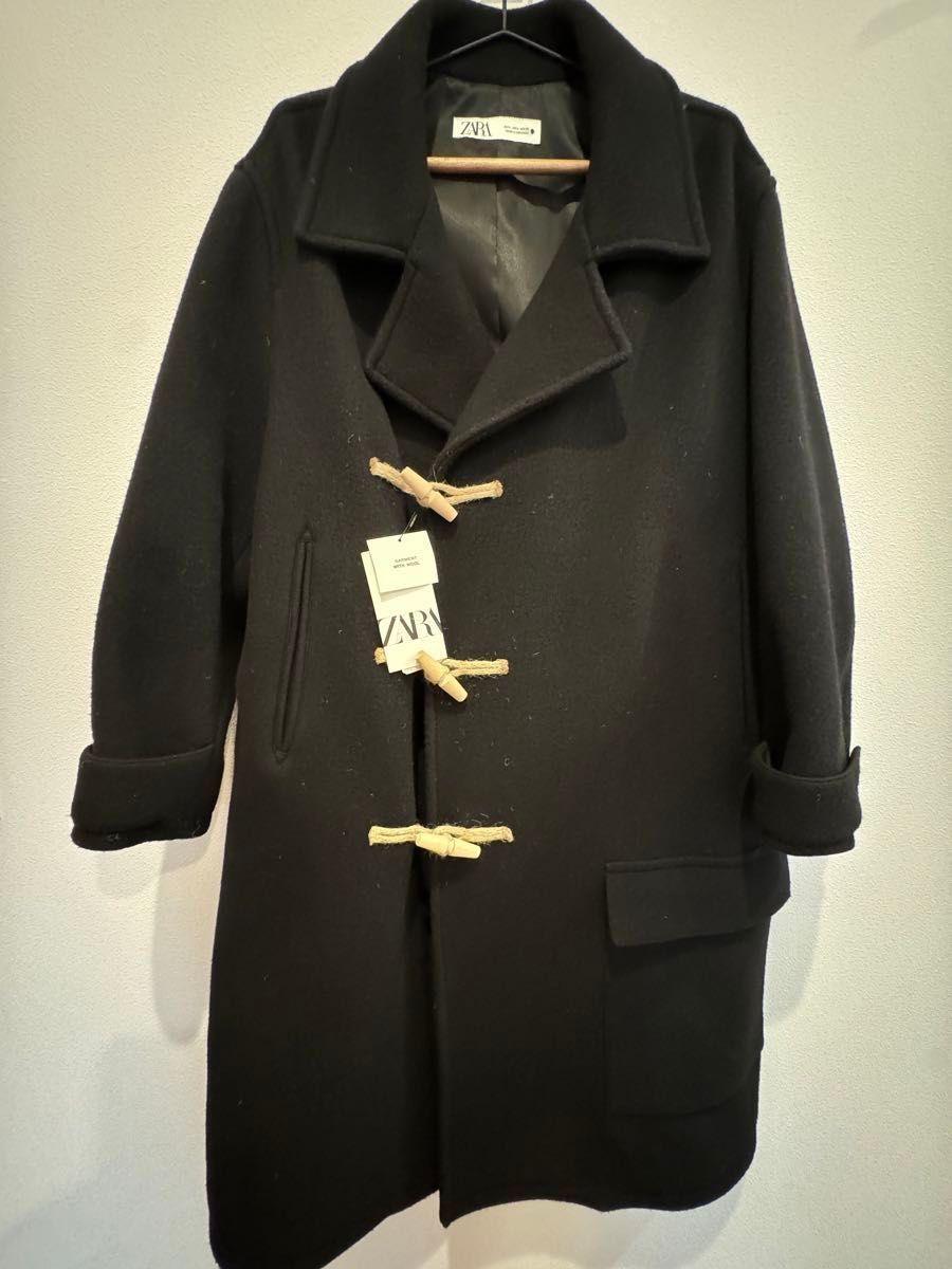 ザラ ZARA コート ウール ロング ピーコート ダッフルコート ザラ ZARA コート ウール ロング ピーコート ダッフルコート