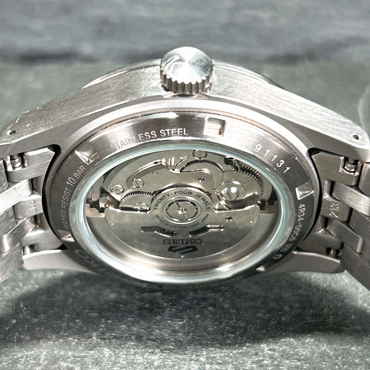 超美品 SEIKO セイコー 5スポーツ SBSC011 GMT機能 腕時計 自動 超美品 SEIKO セイコー 5スポーツ SBSC011 GMT機能 腕時計 自動