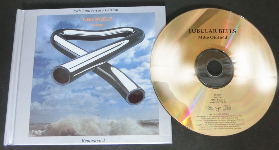 MIKE OLDFIELD マイク・オールドフィールド／TUBULAR BELLS　チュブラーベルズ レア！25周年記念ゴールドCD_画像1