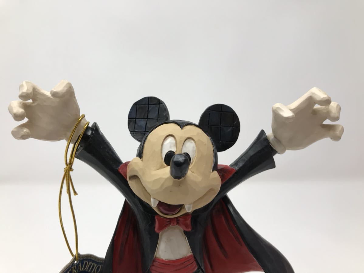  Mickey Mouse gong kyula Halloween figure! GIFT! DISNEY TRADITION! Enesco! JIMSHORE!