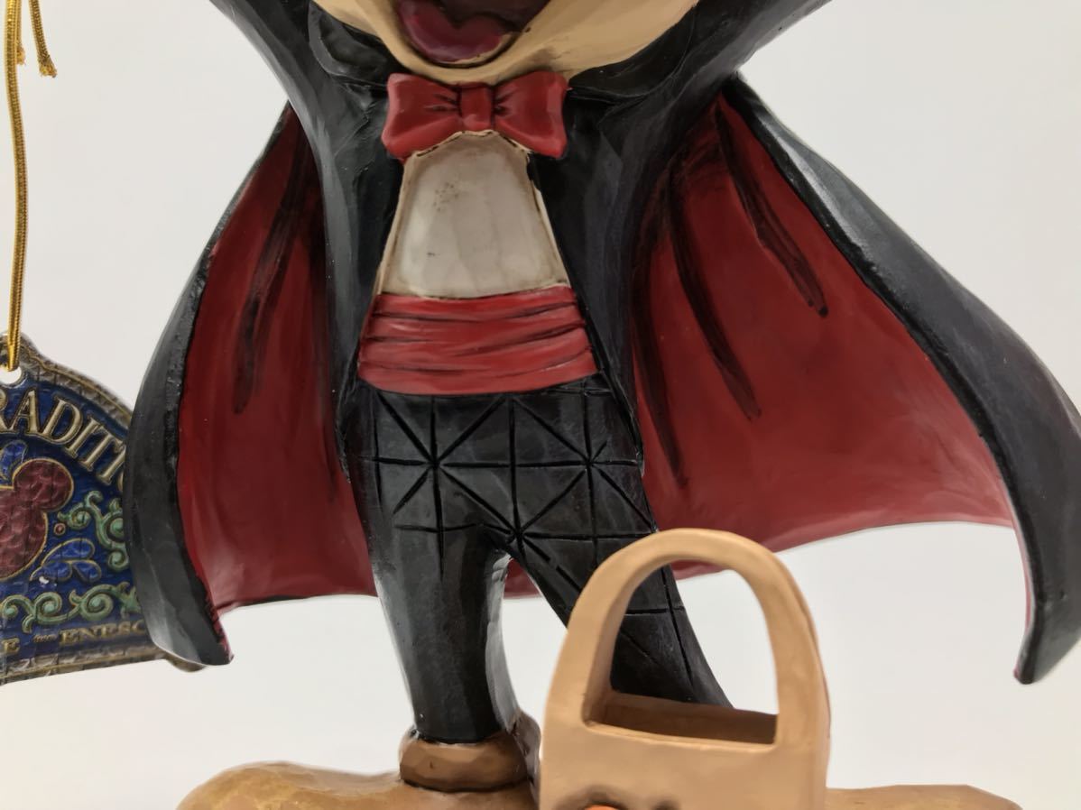  Mickey Mouse gong kyula Halloween figure! GIFT! DISNEY TRADITION! Enesco! JIMSHORE!