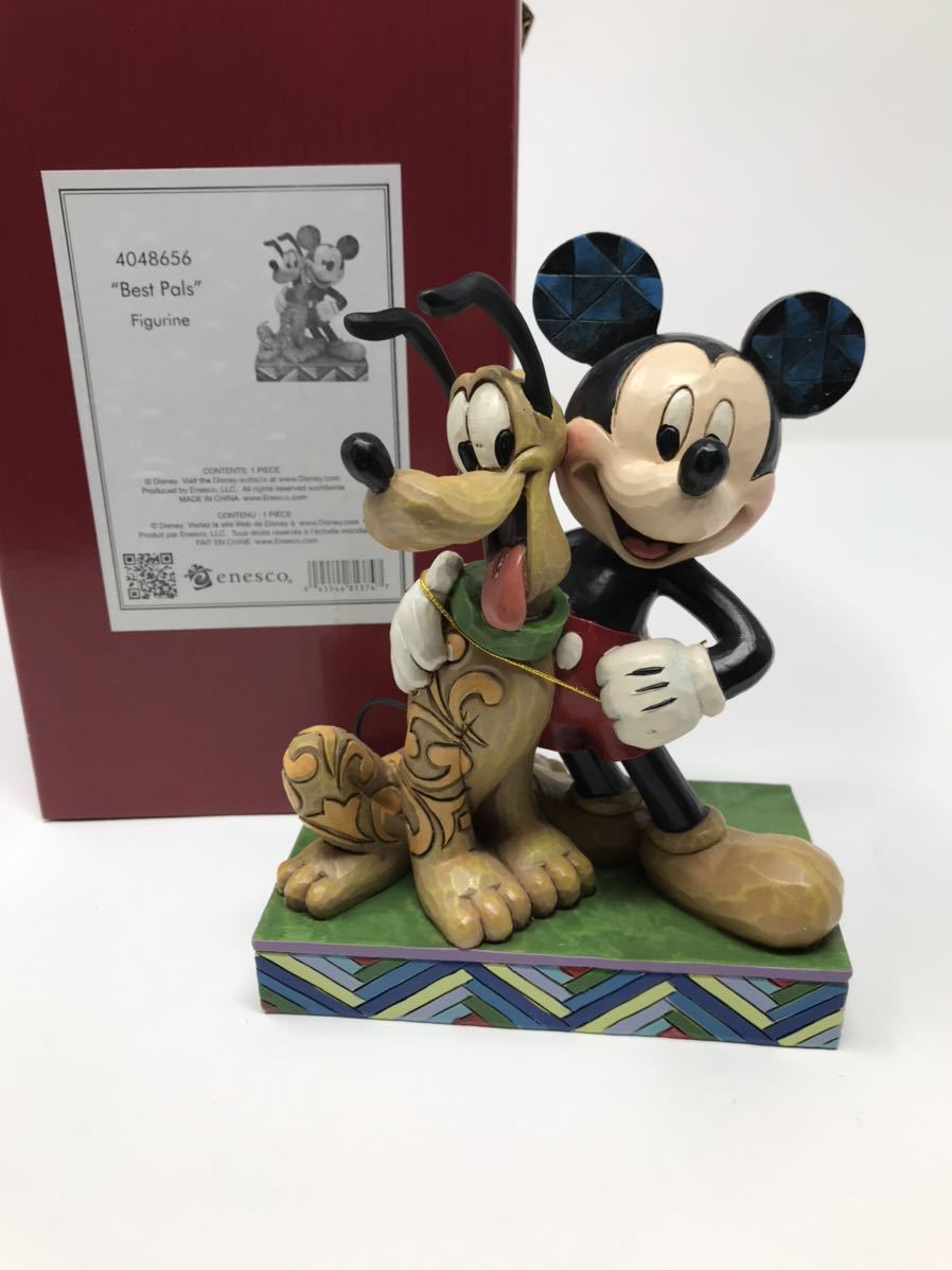 ミッキーマウス&プルート　最高の仲間　GIFT! DISNEY TRADITION! Enesco! JIMSHORE!