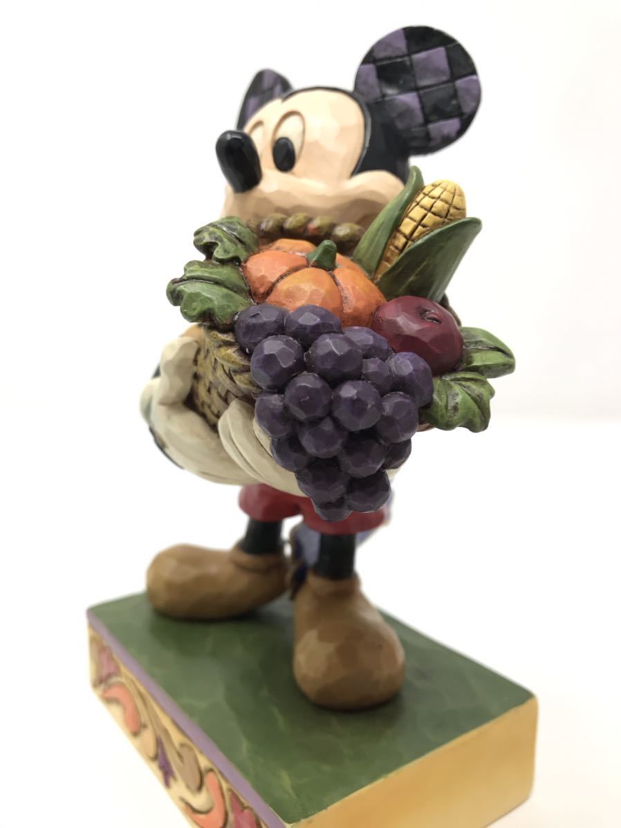 ミッキーマウス　フィギュア！豊かな祝福　Bountiful Blessings! GIFT! DISNEY TRADITION! ぶどう.りんご.カボチャ.とうもろこし_画像2