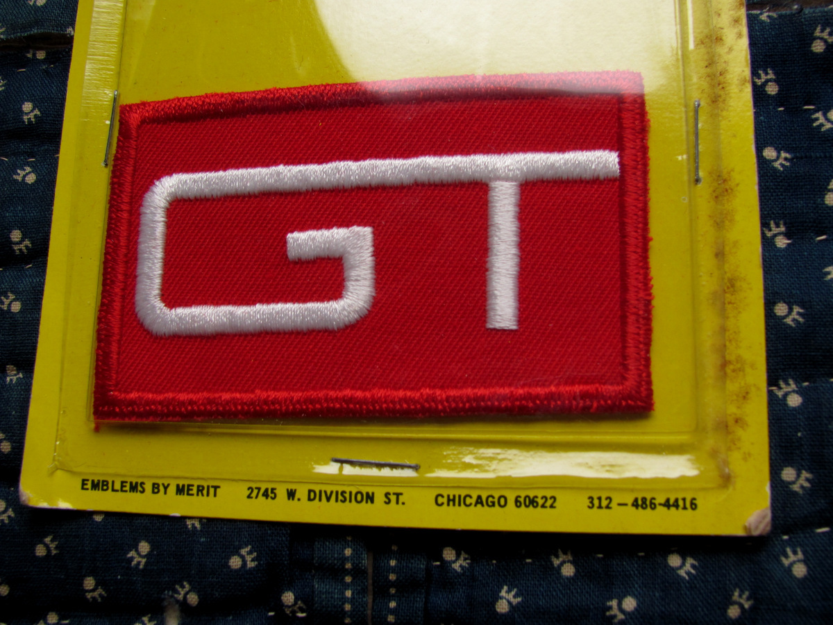【ワッペン】GT Grand Trunk 1970s デッドストック USA ビンテージ アメリカ 鉄道 古着 レア ワーク Vintage Railroad patch_画像2