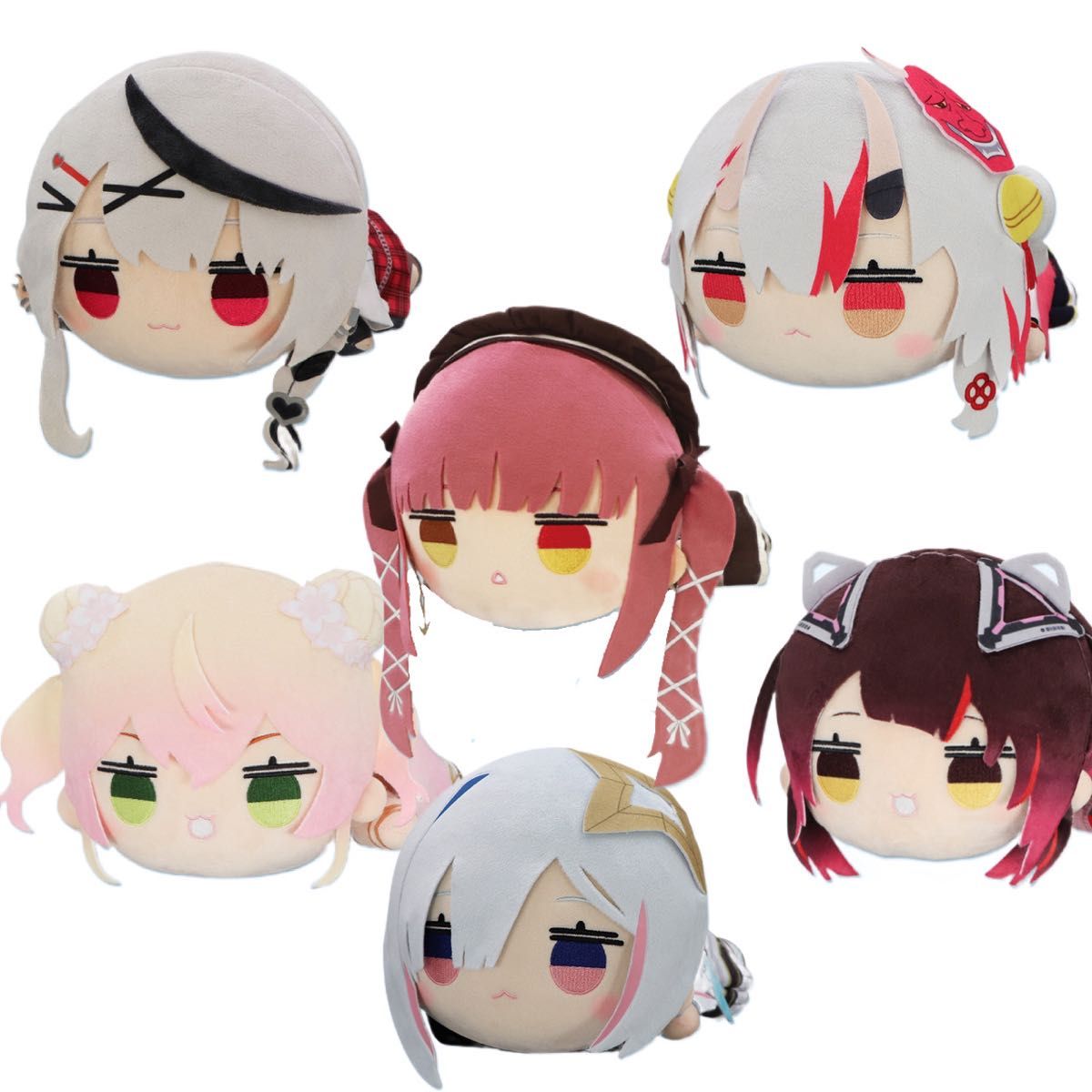 ホロライブプロダクション 寝そべりぬいぐるみ 6種セット 沙花叉 ホロライブプロダクション 寝そべりぬいぐるみ 6種セット 沙花叉