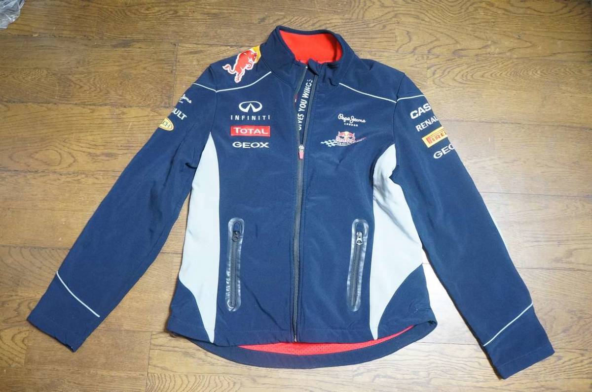 F1 Red Bull Renault F1 команда штат служащих для Pepe Jeans Pepe Jeans Red Bull рейсинг soft ракушка жакет размер M