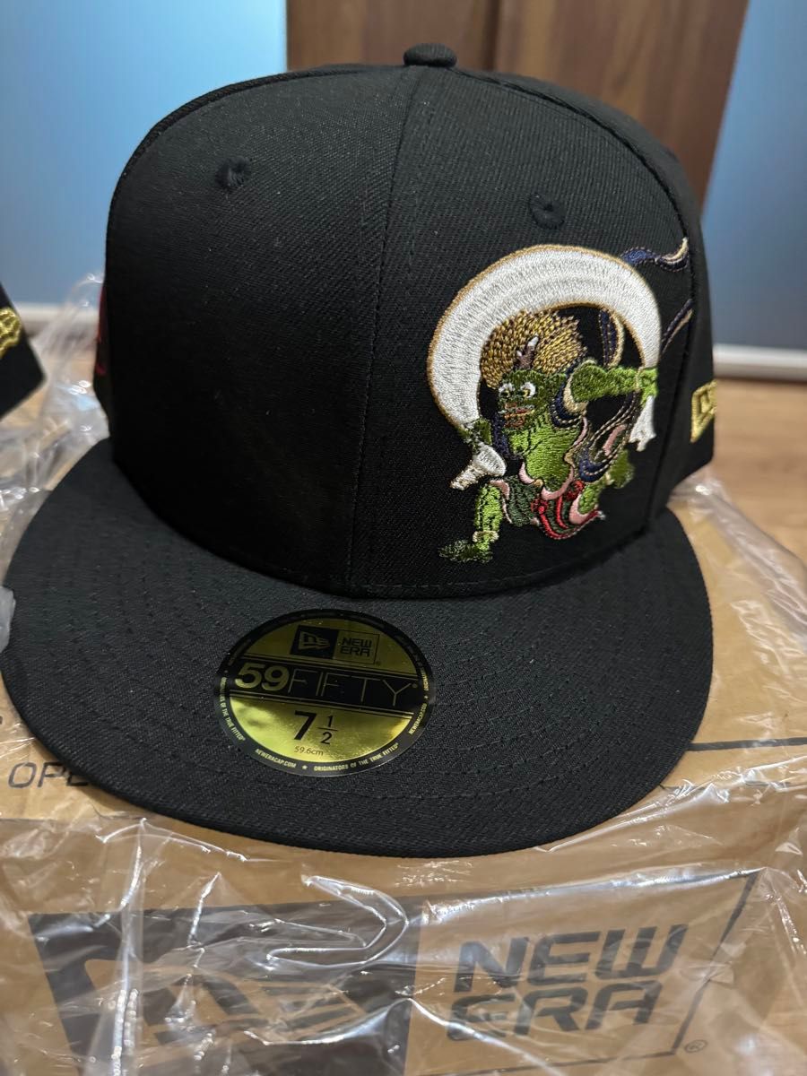 NEWERA ニューエラ キャップ風神 雷神 国立博物館 7 1/2サイズ NEWERA ニューエラ キャップ風神 雷神 国立博物館 7 1/2サイズ