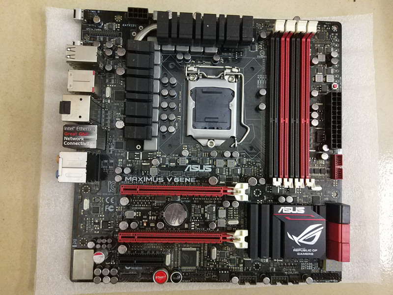 美品 ASUS MAXIMUS V GENE マザーボード Intel Z77 LGA 1155 uATX DDR3_画像1