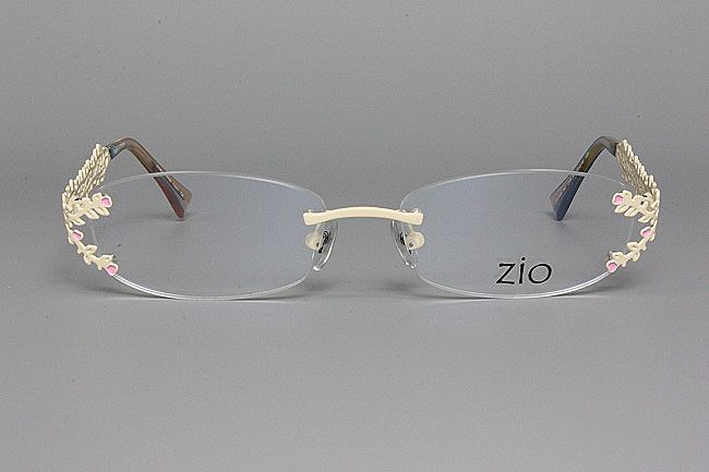 【新品・未使用】ZIO Flora eyewear ジオ フローラ ツーポイント Flora 15J ホワイト color.93 53□16 135_画像1