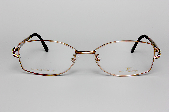【新品・未使用】DARIO MARTINI ダリオマルティーニ フルリム バネ丁番 ゴールド DM154 c-ol.4 55□17 130