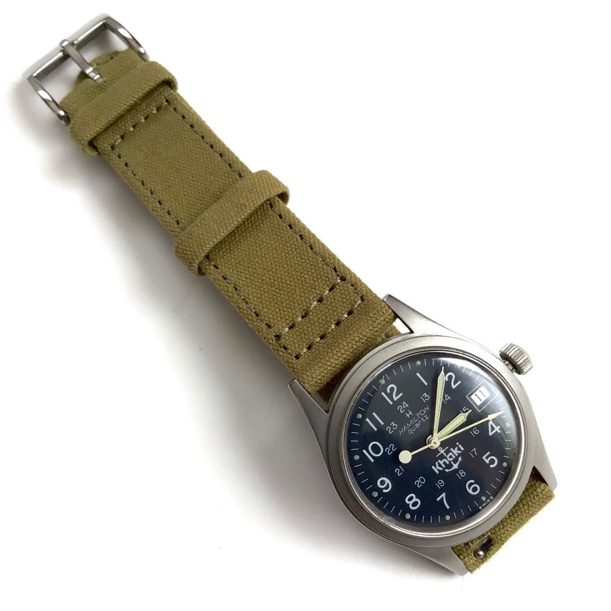 80s OLD Hamilton Khaki/9365 NAVY/旧ロゴ/錨マーク/USA 80s OLD Hamilton Khaki/9365 NAVY/旧ロゴ/錨マーク/USA