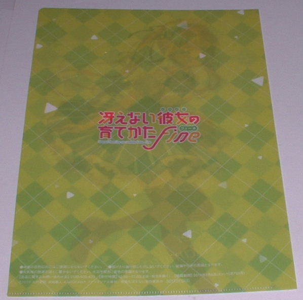 劇場版 冴えない彼女の育てかた Fine 非売品 A4 クリアファイル 澤村・スペンサー・英梨々 （ 深崎暮人 ）_画像2