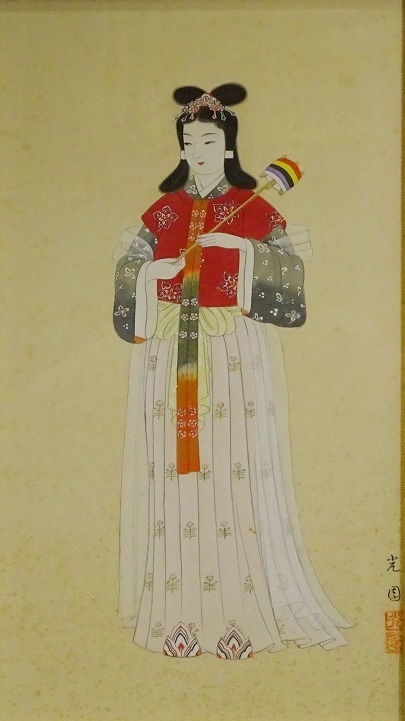 真作】12□額装 佐藤光園 「光明皇后」 絹本 美人画 日本画(人物 真作】12□額装 佐藤光園 「光明皇后」 絹本 美人画 日本画(人物