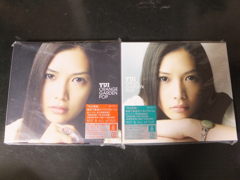 希少・入手困難★【新品・未開封】★初回生産限定盤 2枚●送料520円★YUI●GREEN GARDEN POP & ORANGE GARDEN POP_画像1