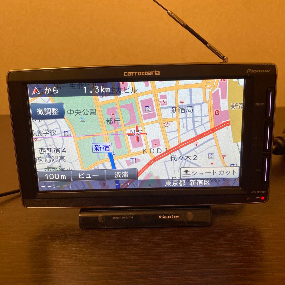 carrozzeria AVIC-MRP660 .ポータブルカーナビ 楽ナビ ワンセグ付 バイクにも 中古 carrozzeria AVIC-MRP660 .ポータブルカーナビ 楽ナビ ワンセグ付 バイクにも 中古