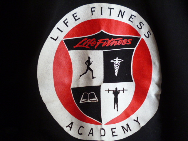  жизнь фитнес футболка L размер тренировочный life fitness тренировка механизм GYM корпус Bill мужской б/у одежда 